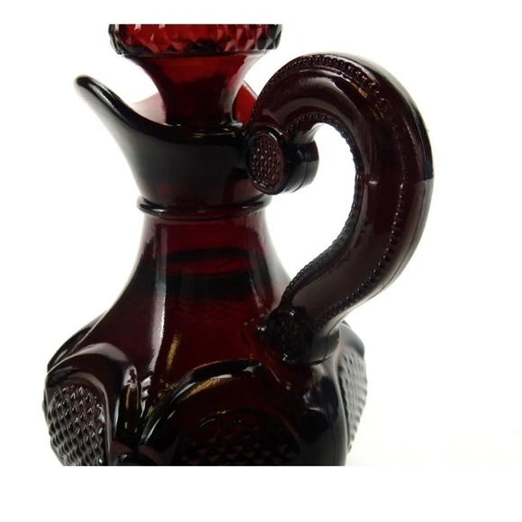 Ruby Red Cruet an 1876 Avon Cape Collection 1950’s - Picture 5 of 8